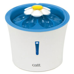 Catit 43747W Blue Flower Fountain Led Işıklı Otomatik Kedi Su Sebili 3 Lt - 2