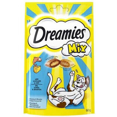 Dreamies Mix Balıklı Yavru ve Yetişkin Kedi Ödülü 60 Gr - 1