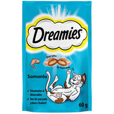 Dreamies With Somonlu Kedi Ödülü 60 Gr - 1