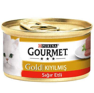 Gourmet Gold Kıyılmış Sığır Etli Kedi Maması 85 Gr - 1