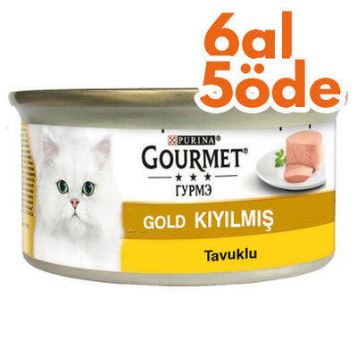 Gourmet Gold Kıyılmış Tavuklu Konserve Kedi Maması 85 Gr - 6 Al 5 Öde - 1