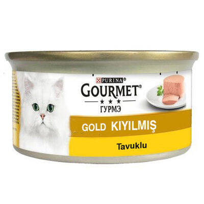 Gourmet Gold Kıyılmış Tavuklu Konserve Kedi Maması 85 Gr - 1