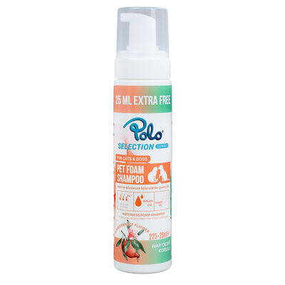 Polo 6416 Nar Çiçeği Kokulu Durulanmayan Kedi ve Köpek Şampuanı 225 + 25 ML - 1