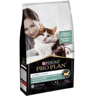 Pro Plan Live Clear Kitten Hindi Etli Yavru Kedi Maması 1,4 Kg - 1