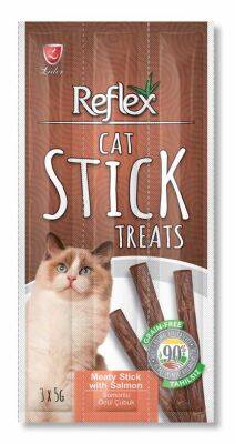 Reflex Cat Stick Somon Etli Tahılsız Kedi Ödül Çubukları 5 Gr x 3 Stick - 1