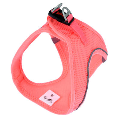 Tailpetz Air-Mesh Küçük Irk Köpek Göğüs Tasması 28-32cm (Neon Pembe) [2XS] - 7